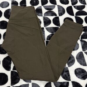 Lululemon In Movement 7/8 legging Olive Green